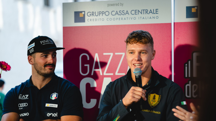 Federico Tomasoni e Simone Deromedis al Gazza Cafè